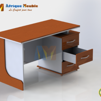 Table de bureau à Coffret Simple et Minimaliste 4